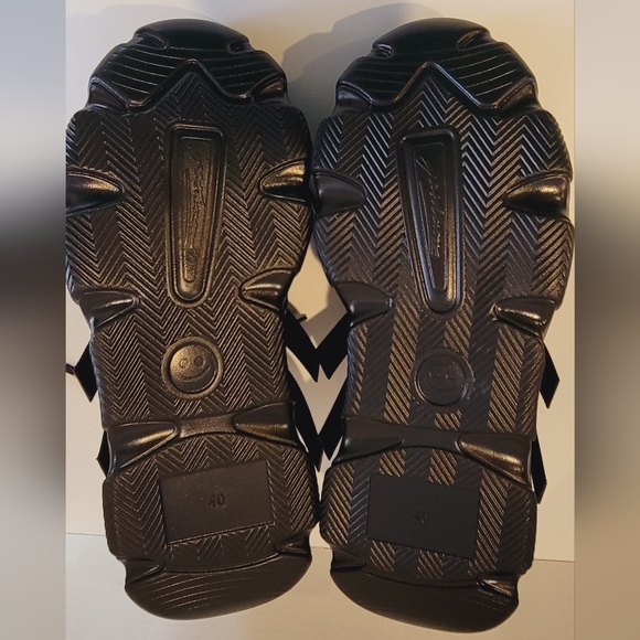 NWOT Platform Black Strappy Sneakers - Picture 10 of 12